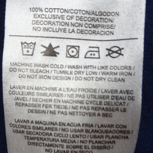 MLB Cleveland Indians Blue Tee "WIndians" Size Lg - Picture 5 of 5